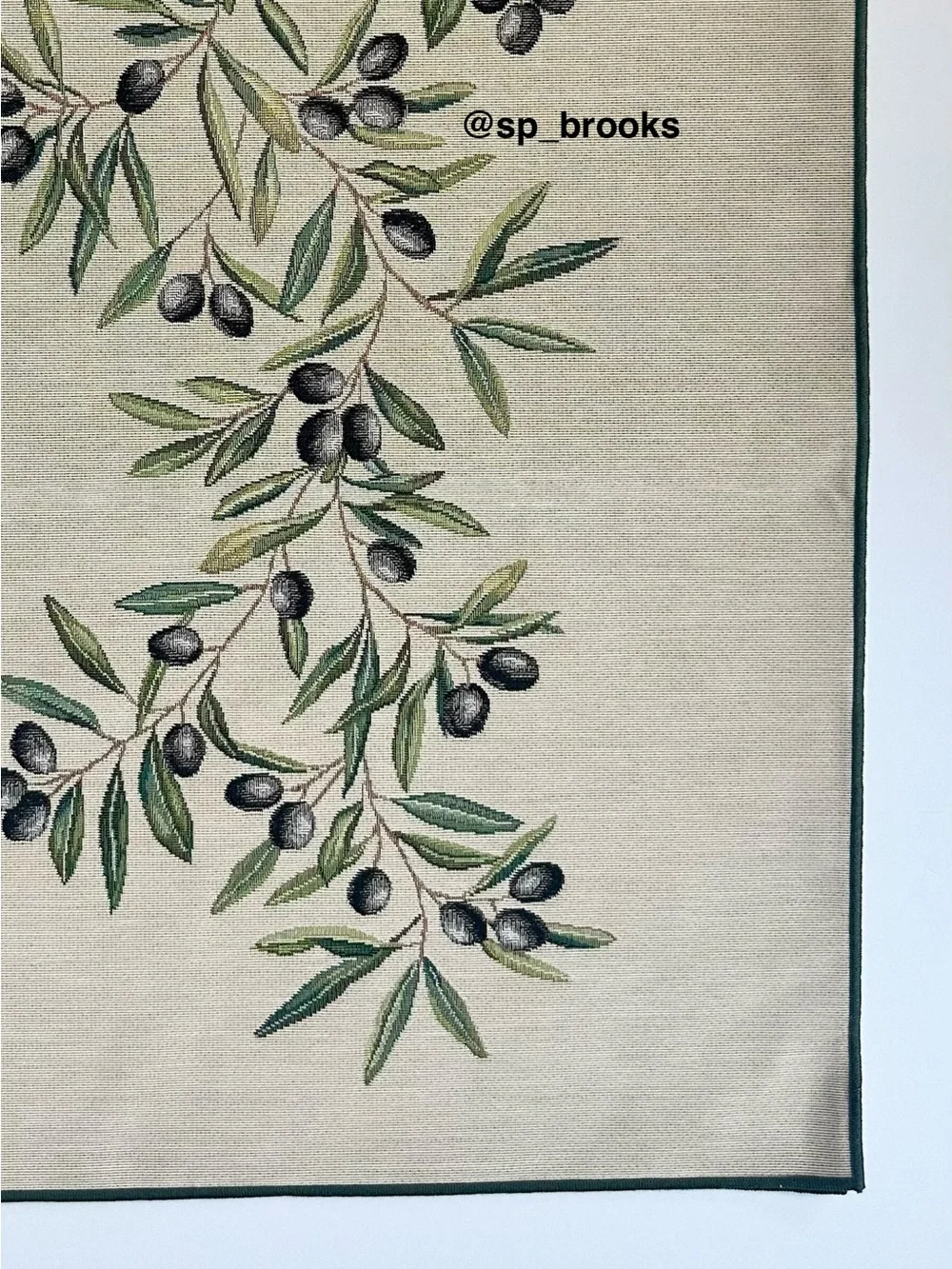 🎁Emme Special Edition Gobelin Tapestry Table Runner - 18x63” -Emme Runner Olives